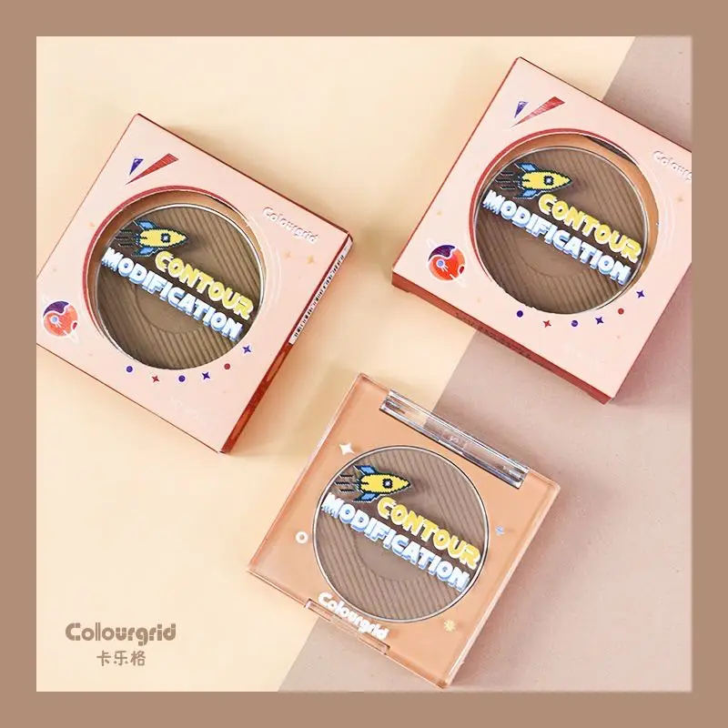 

New Contour Palette Face Shading Grooming Powder Makeup 3 Colors Long-Lasting Face Make Up Contouring Bronzer Cosmetics
