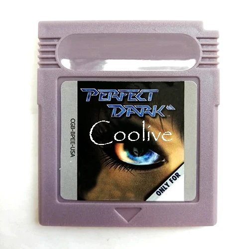 

Grey Shell Perfect Dark Video Game Memory Cartridge Card for 16 Bit Console Accessories