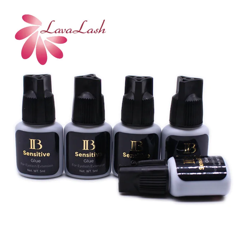5 Bottles IB Black Lash Glue 5ml Original Korea Ibeauty Sensitive Eyelash Extensions Beauty Salon Wholesale Low Stimulation | Красота и