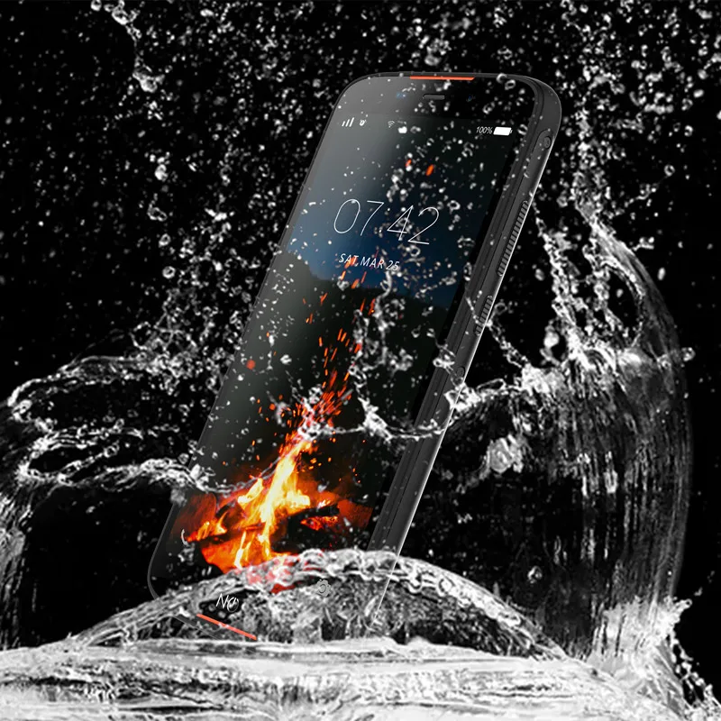 Новое поступление IP68 смартфон NFC Android 9,0 Corning стеклянный мобильный телефон 16MP 1080P OTG 3 Гб ram 16 Гб rom 4500 мАч большой мобильный телефон