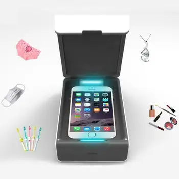 

SOLLED Portable UV Phone Sterilizer Box for Jewelry Cellphone Underwear Mask Toothbrush Disinfection