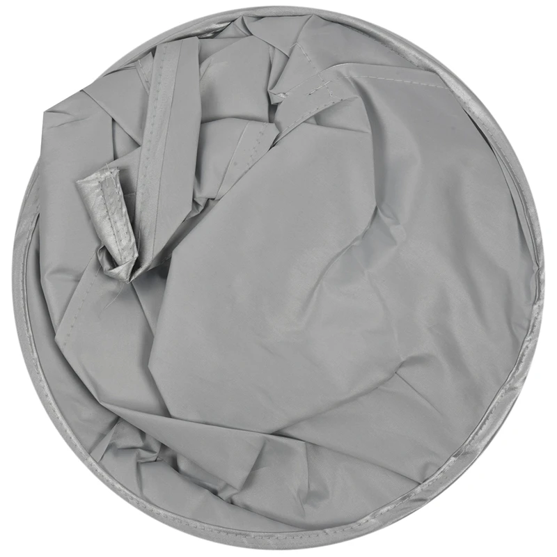 Silver gray mantle umbrella cloak Cut hair barber barber barber