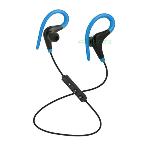 Blue Roreta, Bluetooth, беспроводные наушники, стерео, ушной крючок, спортивные наушники с шумоподавлением, с микрофоном, гарнитура для iPhone, huawei - Цвет: Blue