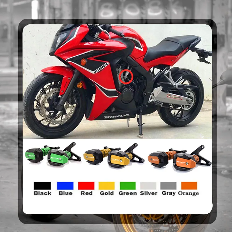 

For HONDA CB650R CBR650R CB CBR 650R 2019 2020 Motorcycle CNC Falling Protection Frame Slider Fairing Guard Crash Pad Protector