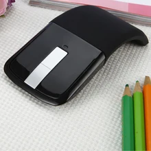 Bluetooth складная беспроводная мышь Ультра тонкая 2,4 г компьютерная мышь Складная оптическая мышь для ноутбука с сенсорным управлением