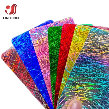 

30*50cm iridescent StripeChrome Heat Transfer Vinyl Iron-on Heat Press Textile T-Shirt Cricut Film DIY