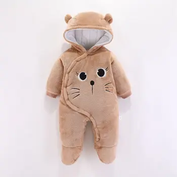 

Baby Boy Clothes Girl Jumpsuits Winter Newborn Baby Clothes Cartoon Warm Romper Bear Costume Baby Rompers Cute Infant Clothing