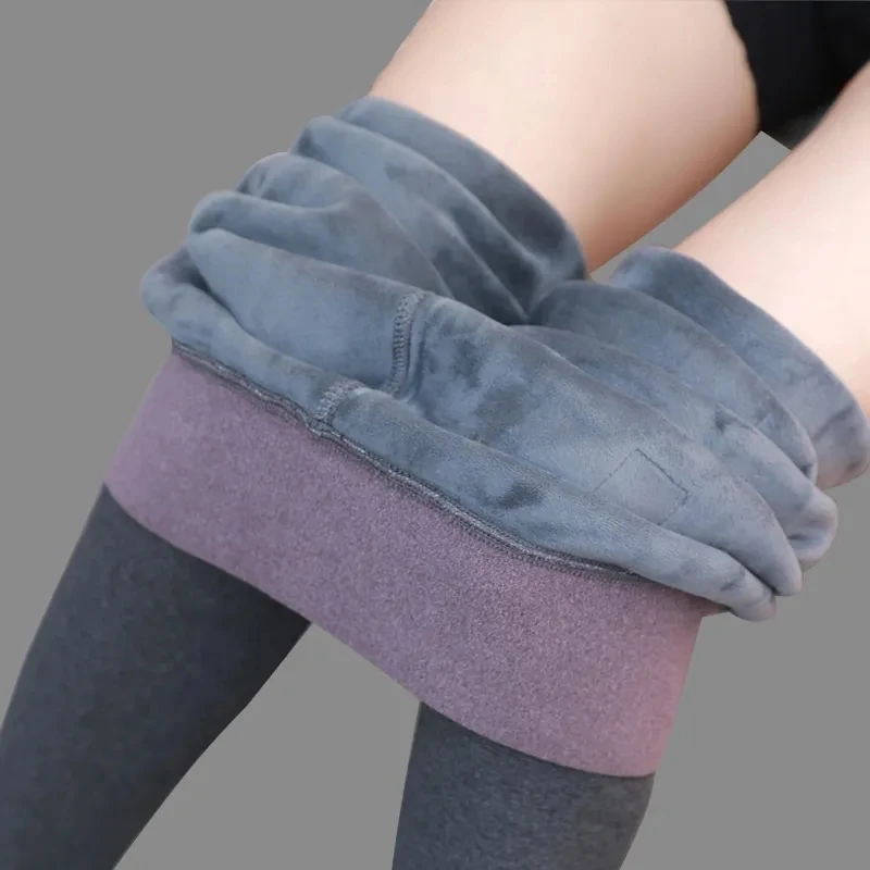 aerie leggings Plus Size 6Xl Warm Velvet Leggings Women Oversize Thick Winter Leggings Casual Stretch Sweatpants Patchwork High Waist Pants yoga pants