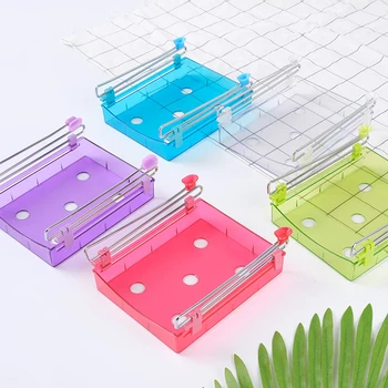 

Refrigerator Drawer Type Partition Layer Multi-Purpose Storage Rack Fridge Freezer Organizer Shelf Holder Cabinet Storage Rack