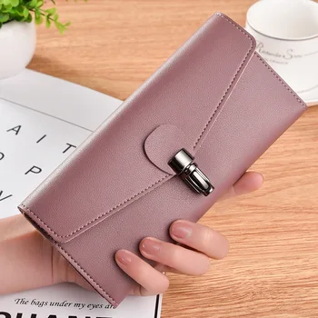 

New Korean-Style Long Wallet Women's Bag Women's Leather Wallet Clutch Hot Fashion Bag