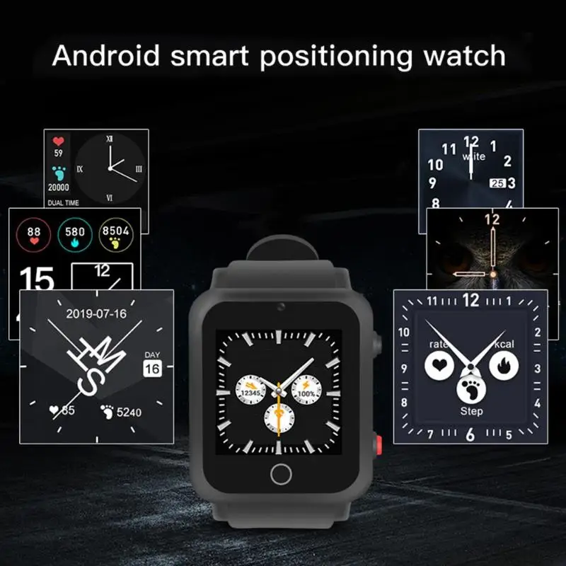 S9D GPS Smart Watch Phone Call Android5.1 WiFi Camera Heart Rate Wristwatch Heart Rate Monitor Blood Pressure Functions For Wome