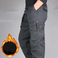 Hiver hommes Cargo pantalon Double couche polaire chaud épais Camouflage tactique coton pantalons longs hommes Baggy décontracté coton pantalon 5