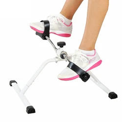 Leg Trainer Elderly Indoor Home Rehabilitation Exercise Bicycle Home Mini Folding Bike Strength Training Fitness Equipment 2021