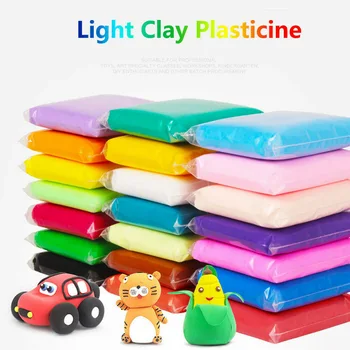 36 Colors Slime Super Light Clay with 3 Tools Air Drying Light Modelling Clay Handmade Educational Toys Blue Clay new 24colors super light clay air drying soft polymer modelling clay with tool educational toy special diy plasticine slime toys