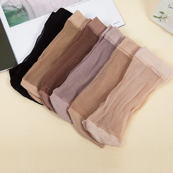 

20 Pairs 2020 5D Crystal Socks Ladies Short Silk Invisible Socks Female Fashion Summer Breathable Ultrathin Silk Socks For Woman