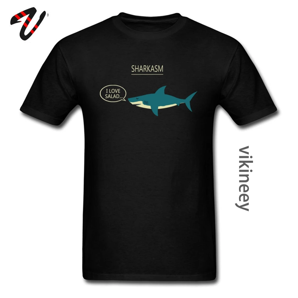 Салат Shark фитнес обтягивающие футболки сохранить океан 100% хлопковая Футболка с
