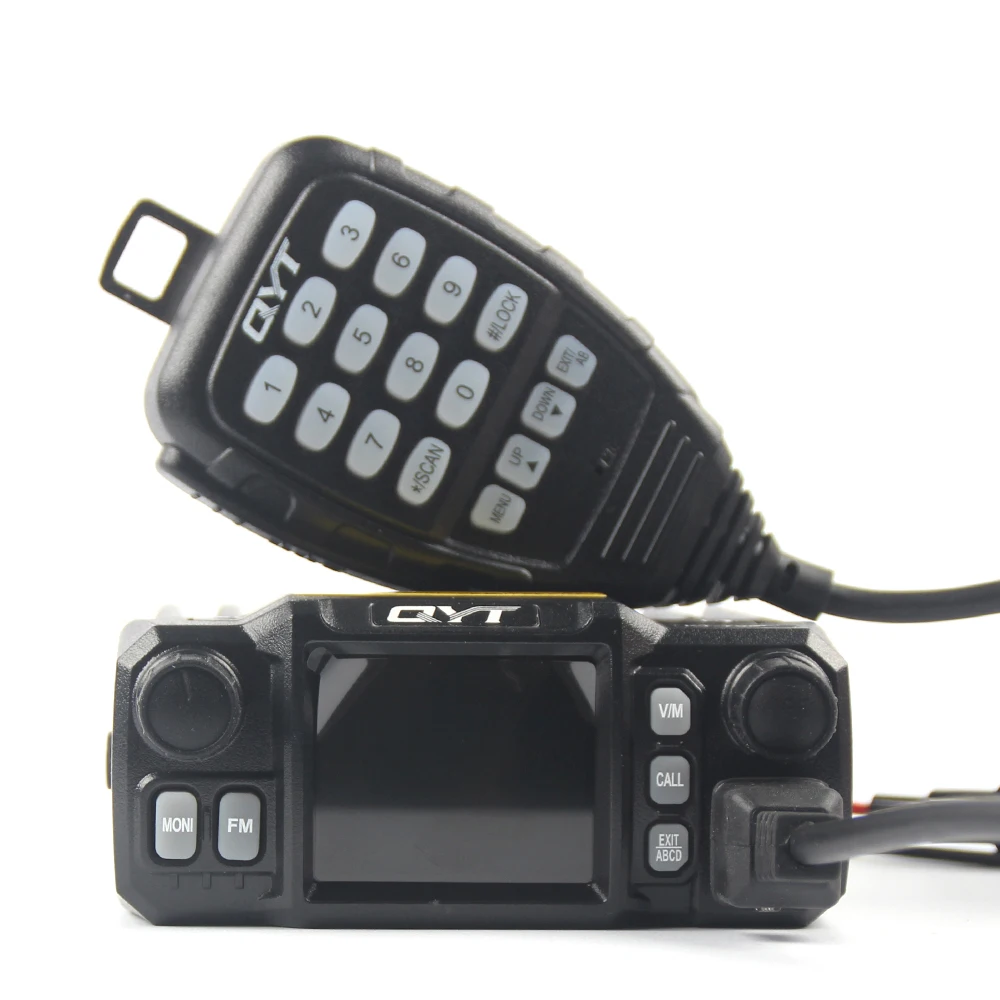 Latest Version Mini Mobile Radio QYT KT-7900D 25W Quad Band 144/220/350/440MHz KT7900D UV transceiver or with Power Supply