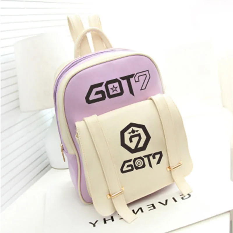 Новый альбом KPOP PU GOT7 рюкзак с верхом для спиннинга школьные принадлежности в