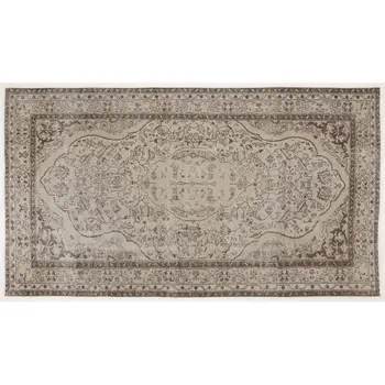 

Handmade Beige Vintage English English Area Rug 167x300 Cm-5'6''X9'10''
