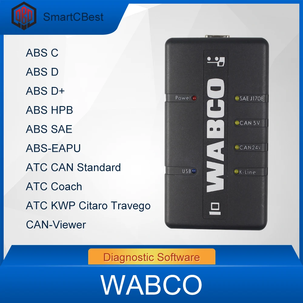 WABCO DIAGNOSTIC KIT (WDI) WABCO Trailer and Truck Diagnostic Interface ABS C CDC VCS TCE EBS