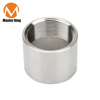 

MK SS304 BSP 1/8"1/4"1/2"3/8" 3/4" 1" 1-1/4" 1-1/2" Female Threaded Pipe Fittings water gas connector adapter jointer