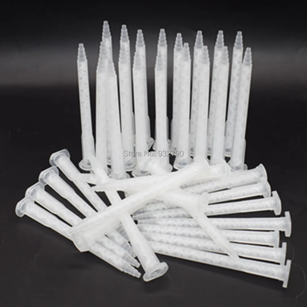 

30pcs 1:1 Epoxy Adhesive Applicator Static Mixer Mixing Nozzle Length 103mm Acrylic Adhesive AB Glue Mixing Tubes Nozzles