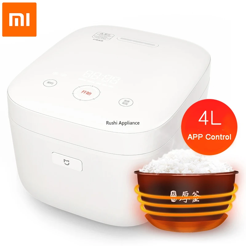Оригинальная электрическая рисоварка Xiaomi IH 4L из сплава с антипригарным