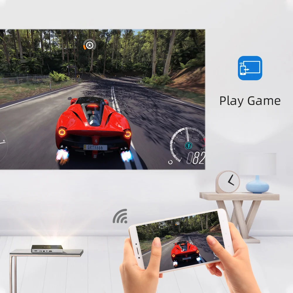 Byintek P10 smart android wifi mini pico projetor de bolso portátil beamer led dlp laser móvel 1080p para smartphone 4k 3d cinema-1