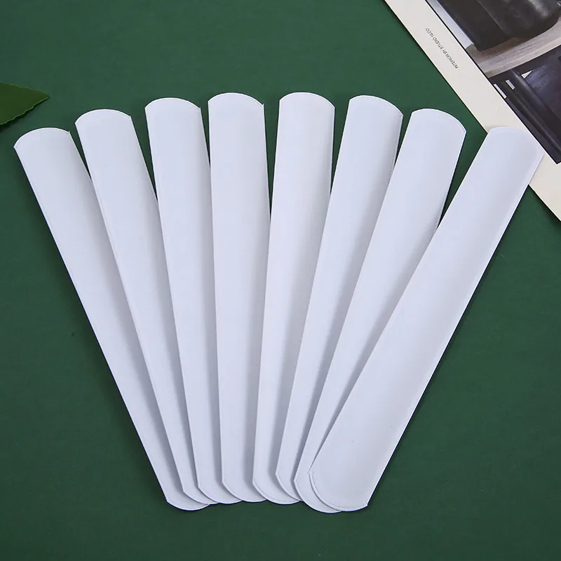 30Pcs Diy Blank Slap Bracelets Party Gifts Toys for Painting Graffiti bracelet jewelry