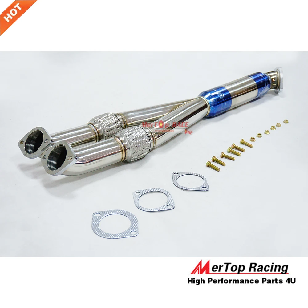 MERTOP RACING Y Pipe Downpipe For Titanize SS304 GT R R35 2009+Exhaust