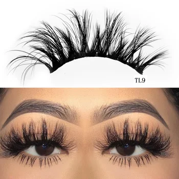 

5 Pair 15mm 3D Mink EyeLashes Natural Hair Long Lashes winged EyeLashes Dramatic Lashes Thick Mink False EyeLashes Fluffy Lashes