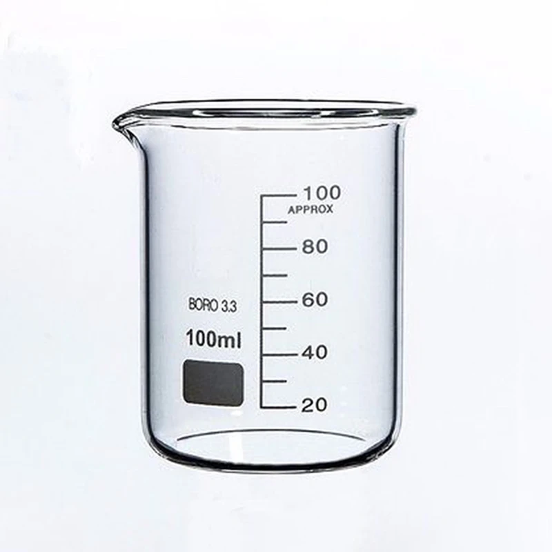 100ml Low Form Beaker Chemistry Laboratory Borosilicate Glass Transparent Beaker Thickened With Spout Beaker Chemistry Chemistry Beakersborosilicate Glass Beaker Aliexpress