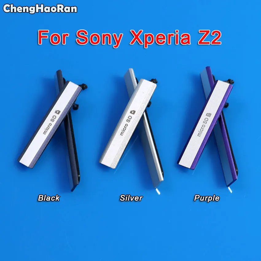 ChengHaoRan Micro SD USB + слот для SIM-карты Пылезащитная заглушка зарядный порт Sony Xperia Z2 D6503