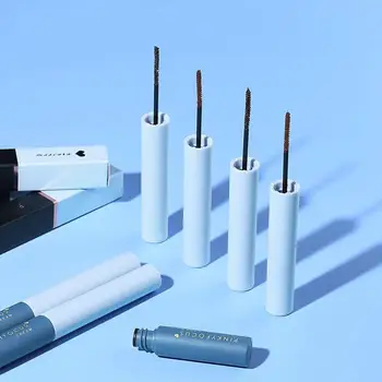 

New Slim Mascara For Eyelash Extension Curling Lengthening Waterproof Long Lasting Black Brown 4D Crushed Diamond Silk Mascara