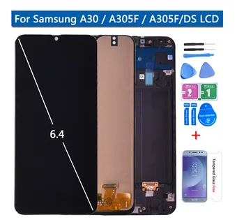 

For Samsung Galaxy A30 A305/DS A305F A305FD A305A LCD Display Touch Screen with frame Digitizer Assembly