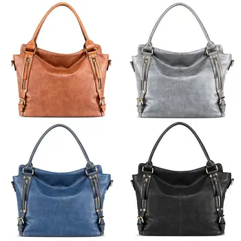 

Women PU Handbag Shoulder Crossbody Bag Lady Tote Messenger Satchel Purse 35EF