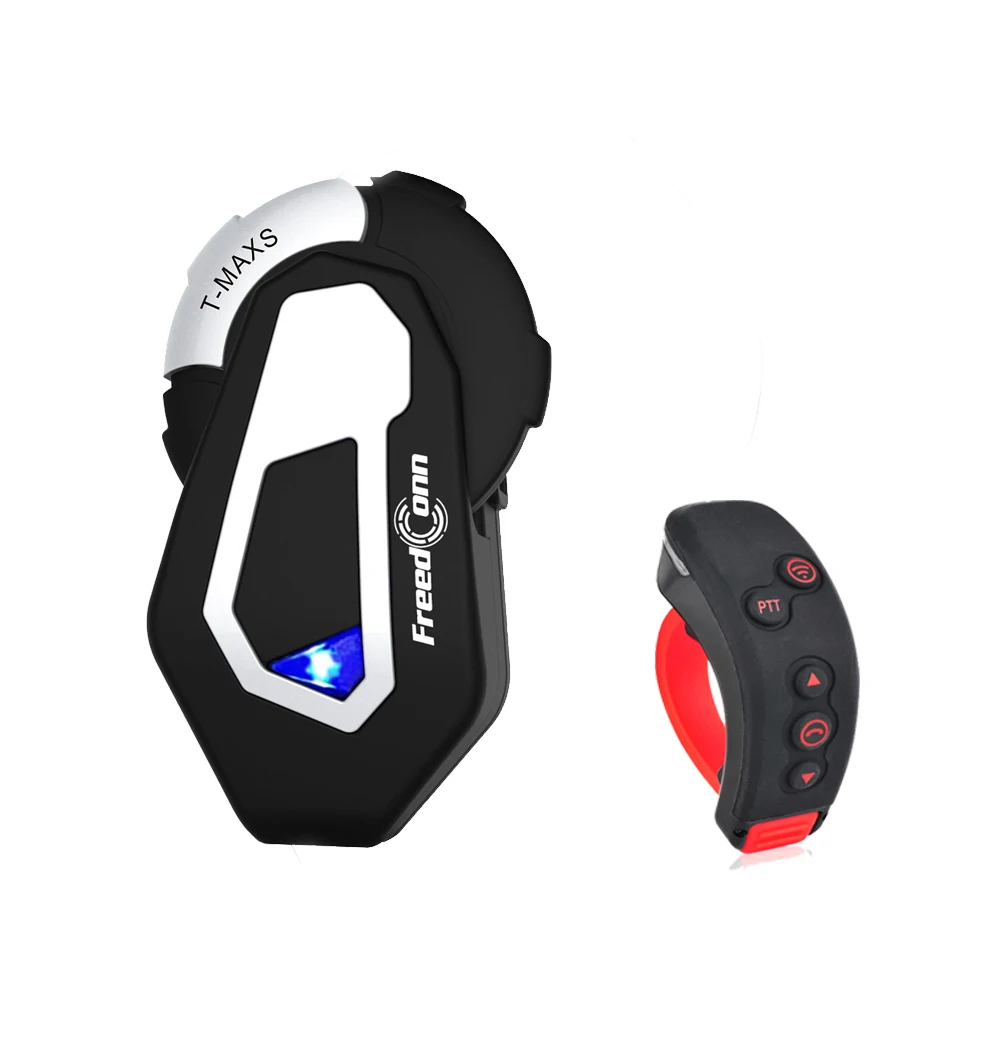 FreedConn TMax-S+L3 Motorcycle Helmet Group Intercom Bluetooth Headset with L3 Remote Controller