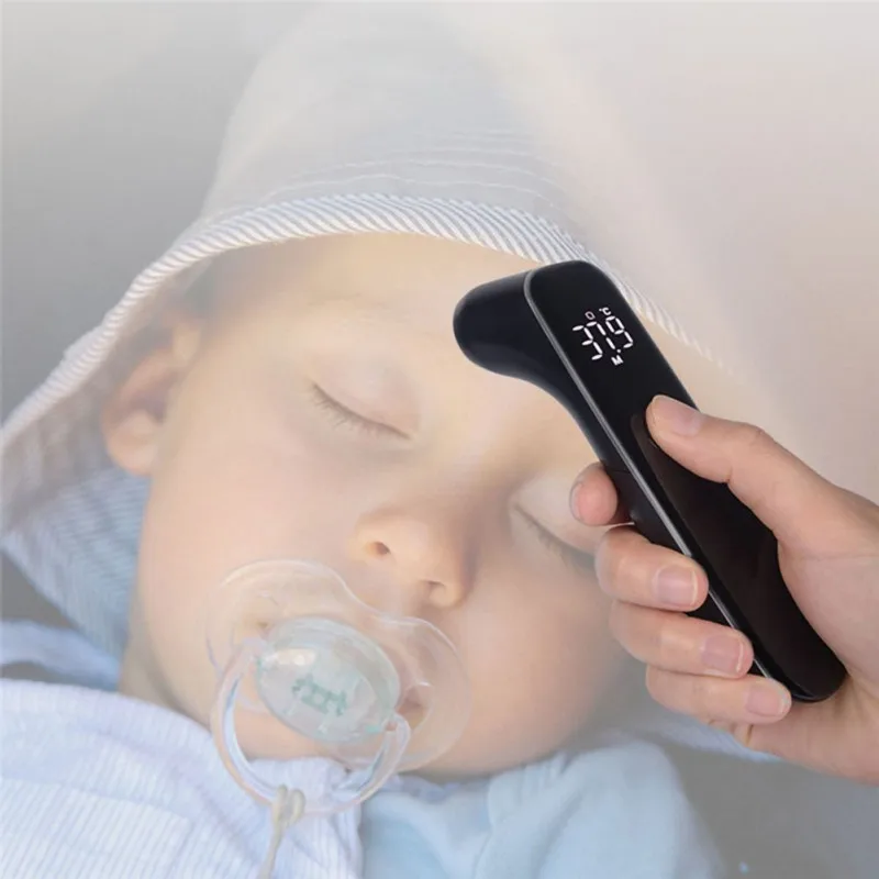 Новейший T09 светодиодный полноэкранный умный термометр для тела 1S мгновенная Мера Инфракрасный цифровой измеритель температуры для детей и взрослых