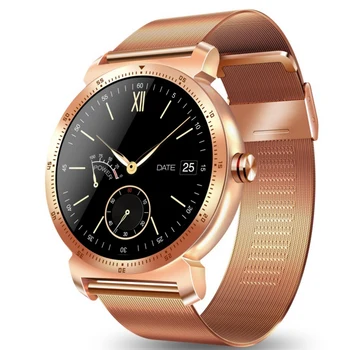 

K88H Plus Smart Watch Bluetooth Sports Bracelet Heart Rate Tester Outdoor Pedometer-Rose Gold