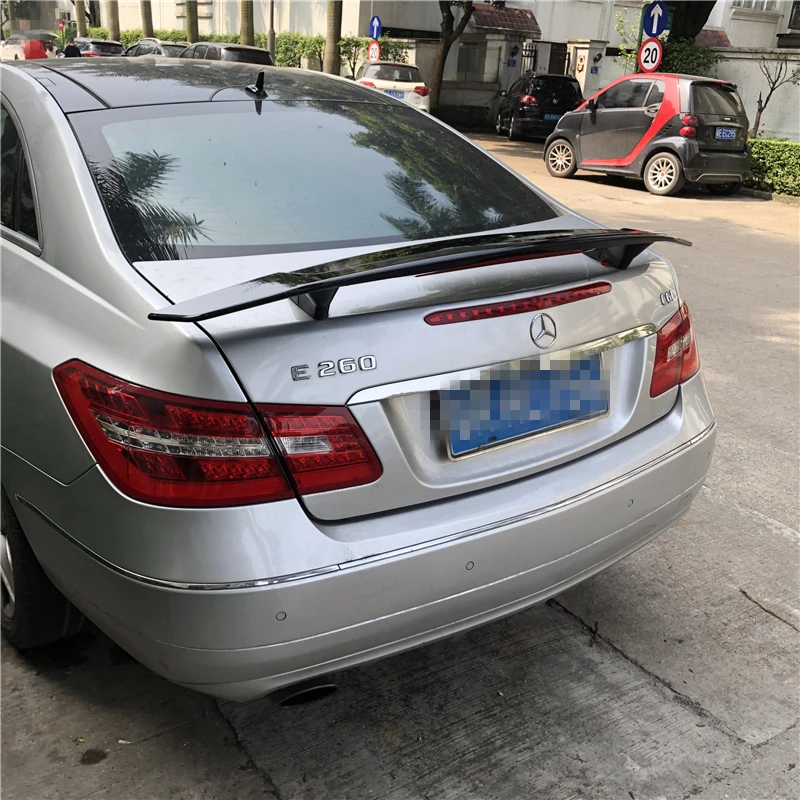 Спойлер для W212 купе 2006 2018 спойлер Mercedes Benz E CLASS TF АБС пластик автомобиля заднего