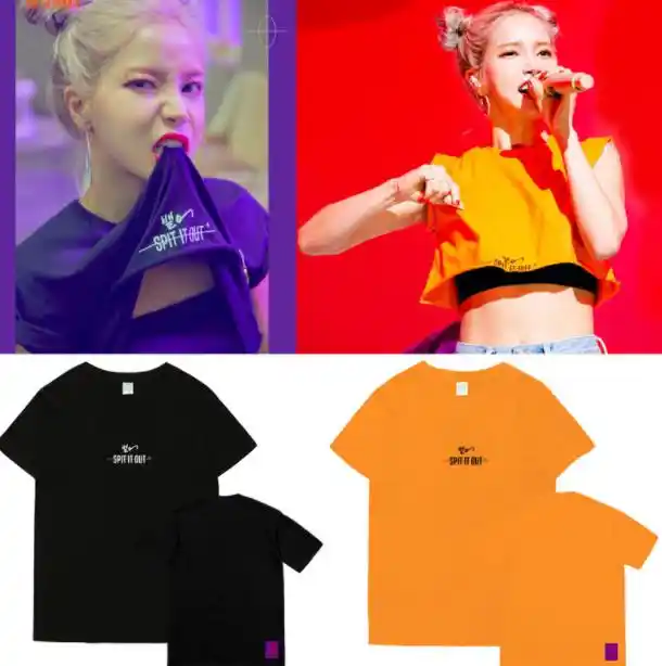 New Arrival Kpop Mamamoo Solar Spit It Out Stage Same Printing T Shirt Unisex Summer O Neck Short Sleeve T Shirt T Shirts Aliexpress