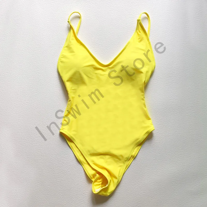 Women One Piece Swimsuit Adjustable Straps Backless Bathing Suit