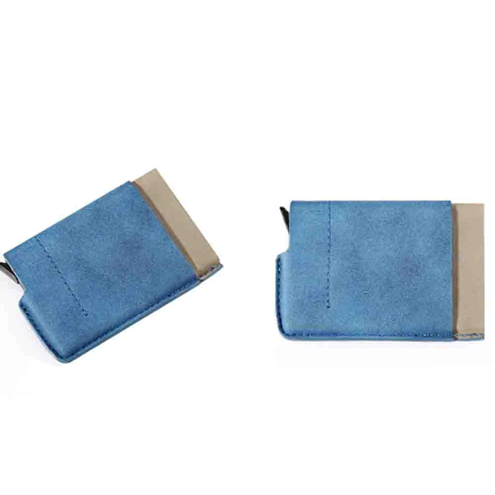 Mobile Phone Credit Card With Elasticity Back Pouch ID Credit Card Holder Mini Slim Wallet Automatic Pop Up Bank Card Case 826