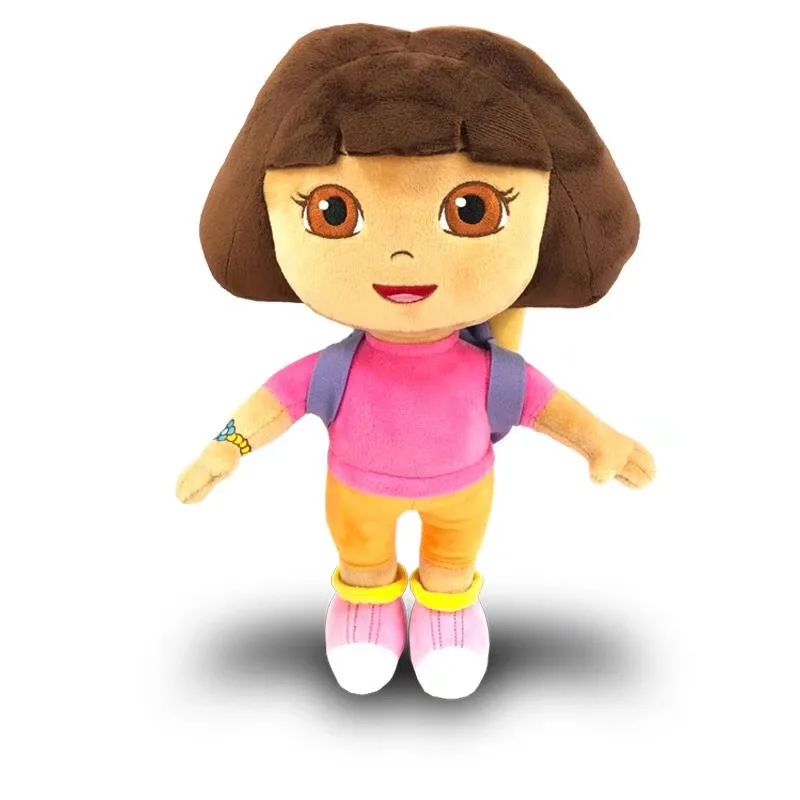 Echt 15-30 см, Dora the Explorer Laarzen swiper, мультяшный плюш, мягкая кукла gevulde Kinderen Speelgoed kinderen Verjaardag, подарок - Цвет: 01dora-30cm