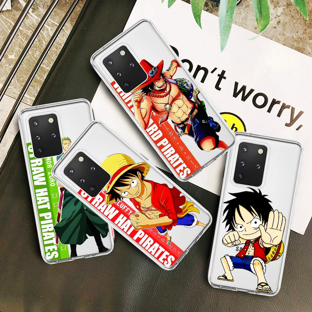 

Cartoon One Piece Anime Luffy Sauron silicone Phone Case For Samsung Galaxy S7 Edge S8 S9 S10 Lite S10e S20 Plus Ultra cover