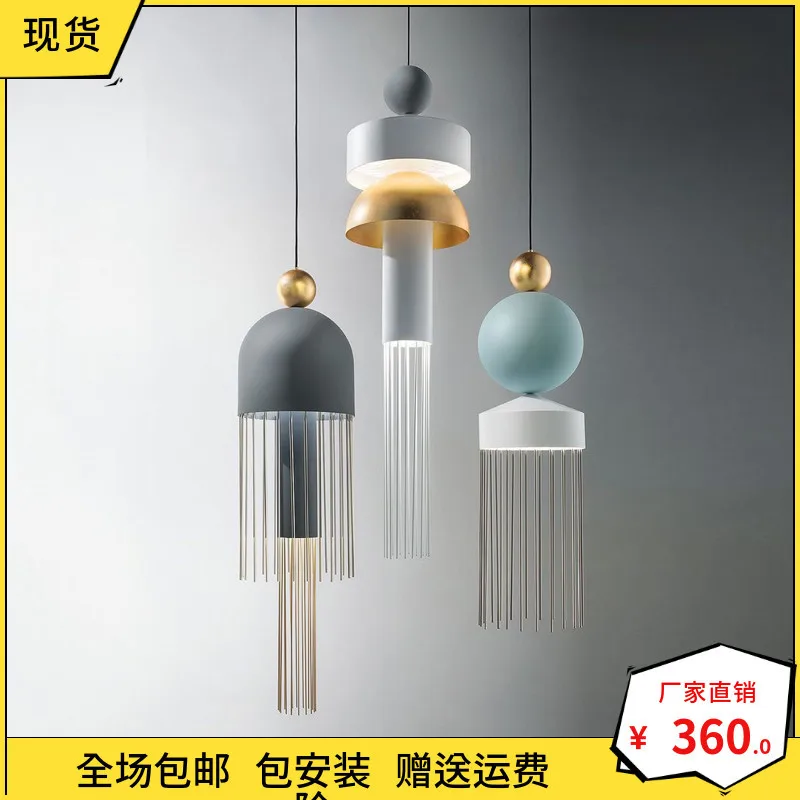 

A Europe Concise Hotel A Living Room Bedroom Bedside Post Modern Originality Restaurant Bar Counter Designer A Chandelier