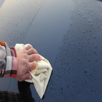 

Car Natural Chamois Home Drying Washing Absorbent Towel Cleaning Cloth 60cmX30cm