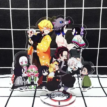 

Japan Anime Demon Slayer: Kimetsu no Yaiba Kamado Tanjirou Kamado Nezuko Cosplay Acrylic Stand Figure Model Desk Decor Toy Gifts