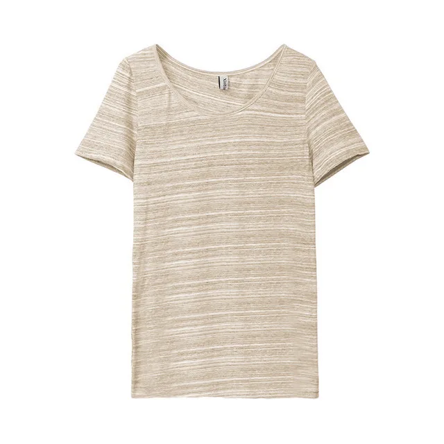 Цветная хлопковая Свободная Женская летняя футболка с коротким рукавом M30268 - Цвет: 8