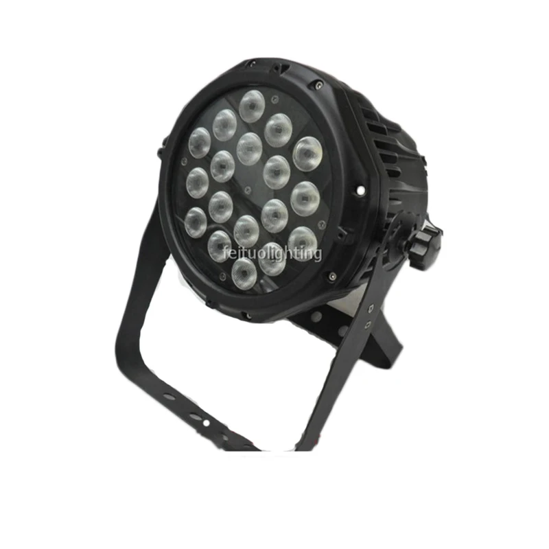 E-With fly case pack открытый 18*10 Вт led par для освещения сцены DMX-512 протокол led par can light для dj disco
